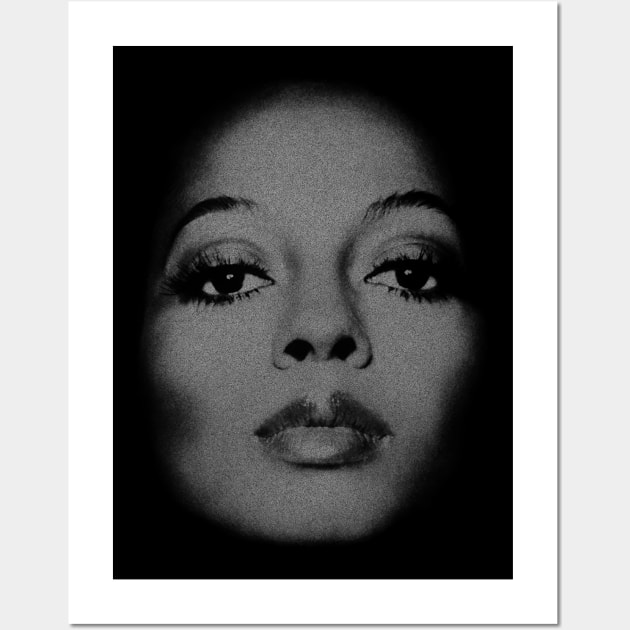 Retro Diana Ross Wall Art by Cataleyaa